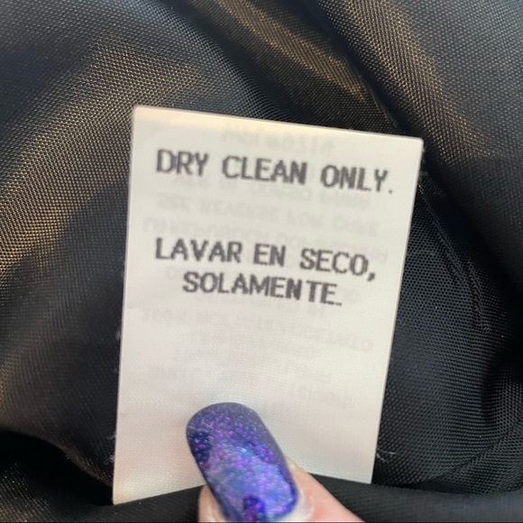 Sag Harbor Black 100% Vintage Wool Blazer with Single Button Closure Sz. 6P - Picture 7 of 10